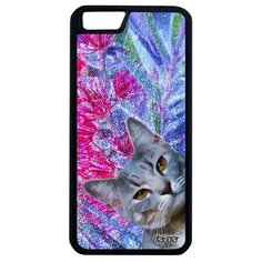 Чехол на смартфон Apple iPhone 6 6S Plus, "Котик" Маленький Усатый Utaupia