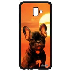 Чехол на смартфон Galaxy J6 Plus 2018, "Бульдог" Охота Бои Utaupia