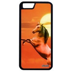 Чехол на смартфон Apple iPhone 6 6S Plus, "Лошадь" Мерин Рысак Utaupia