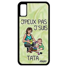 Чехол на смартфон iPhone XS, "Не могу - стала тетей!" Пародия Шутка Utaupia