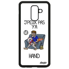 Чехол на смартфон Samsung Galaxy A6 Plus 2018, "Не могу - смотрю гандбол!" Болельщик Шутка Utaupia