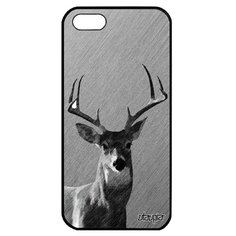 Чехол на смартфон iPhone 5 5S SE, "Олень" Лес Лось Utaupia