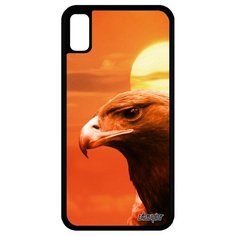 Чехол на смартфон Apple iPhone XR, "Орел" Сокол Хищник Utaupia