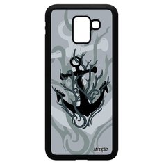 Чехол на смартфон Samsung Galaxy J6 2018, "Якорь" Капитан Канат Utaupia