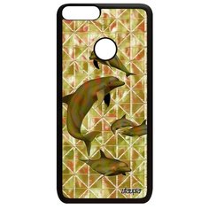 Чехол на смартфон Huawei P Smart 2018, "Дельфины" Афалина Животные Utaupia