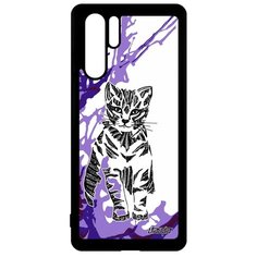 Чехол на смартфон Huawei P30 Pro, "Кот" Cat Маленький Utaupia
