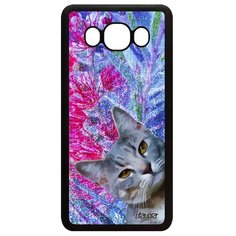 Чехол на смартфон Galaxy J5 2016, "Котик" Тигристый Усатый Utaupia