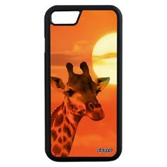 Чехол на смартфон iPhone 8, "Жираф" Жирафа Саванна Utaupia
