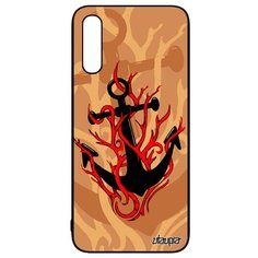 Чехол на смартфон Samsung Galaxy A50, "Якорь" ВМФ Гавань Utaupia