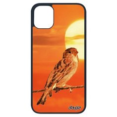 Чехол на смартфон iPhone 11 pro, "Воробей" Городской Птенец Utaupia