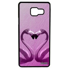 Чехол на смартфон Samsung Galaxy A3 2016, "Фламинго" Розовый Пара Utaupia