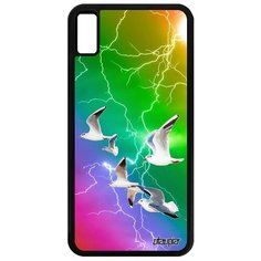 Чехол на смартфон Apple iPhone XS Max, "Чайки" Птицы Крачка Utaupia