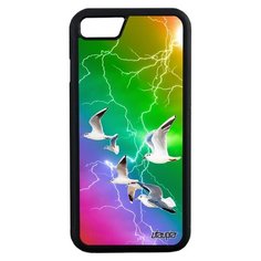 Чехол на смартфон iPhone 8, "Чайки" Буревестник Крачка Utaupia
