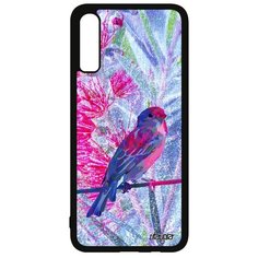 Чехол на смартфон Galaxy A70, "Воробей" Воробышек Птичка Utaupia