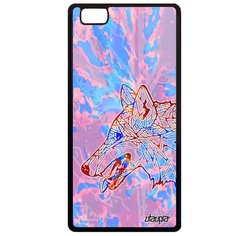 Чехол на смартфон P8 Lite 2015, "Волк" Охота Wolf Utaupia
