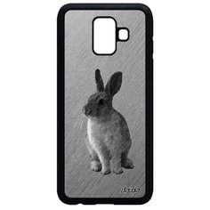 Чехол на смартфон Samsung Galaxy A6 2018, "Кролик" Животное Пушистый Utaupia