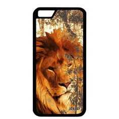 Чехол на смартфон iPhone 6 6S, "Лев" Хозяин Хищник Utaupia