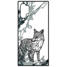 Чехол на смартфон Samsung Galaxy Note 10 Plus, "Лиса" Лисенок Fox Utaupia