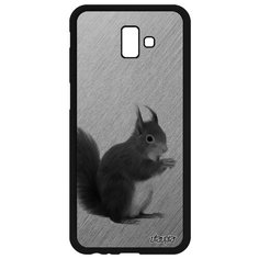 Чехол на смартфон Galaxy J6 Plus 2018, "Белка" Летяга Пушистая Utaupia