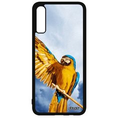 Чехол на смартфон Samsung Galaxy A70, "Попугай" Жако Попугайчики Utaupia