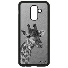 Чехол на смартфон Galaxy A6 Plus 2018, "Жираф" Африка Giraffe Utaupia