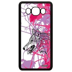 Чехол на смартфон Samsung Galaxy J5 2016, "Волк" Wolf Охота Utaupia
