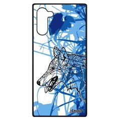 Чехол на смартфон Samsung Galaxy Note 10, "Волк" Охота Хищник Utaupia
