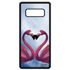Чехол на смартфон Galaxy Note 8, "Фламинго" Самец Самка Utaupia
