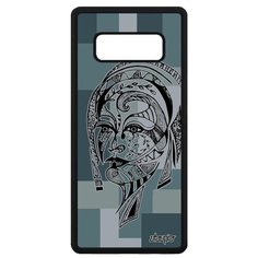 Чехол на смартфон Samsung Galaxy Note 8, "Портрет женщины" Трибал Цветок Utaupia