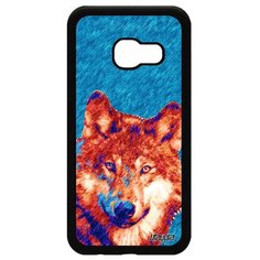 Чехол на смартфон Samsung Galaxy A3 2017, "Дикий волк" Хищник Злой Utaupia