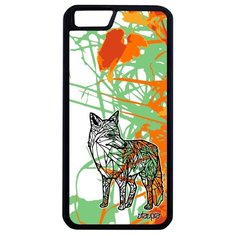 Чехол на смартфон Apple iPhone 6 6S Plus, "Лиса" Зверь Коварная Utaupia