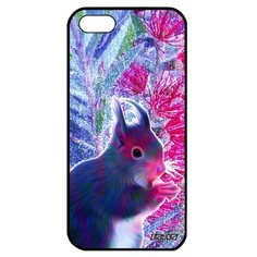 Чехол на смартфон iPhone 5 5S SE, "Белка" Телеутка Рыжая Utaupia