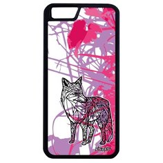 Чехол на смартфон Apple iPhone 6 6S Plus, "Лиса" Лисица Зверь Utaupia