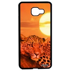 Чехол на смартфон Samsung Galaxy A5 2016, "Леопард" Африка Кошачьи Utaupia