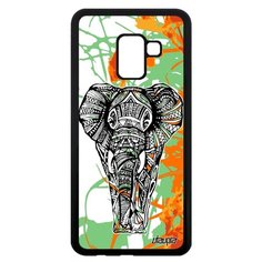Чехол на смартфон Samsung Galaxy A8 2018, "Слон" Азиатский Elephant Utaupia