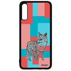 Чехол на смартфон Samsung Galaxy A70, "Лиса" Fox Лисица Utaupia