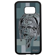 Чехол на смартфон Galaxy S7, "Портрет женщины" Woman Этнический Utaupia