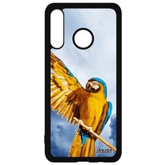 Чехол на смартфон P30 Lite, "Попугай" Какаду Птица Utaupia