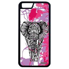 Чехол на смартфон iPhone 6 6S Plus, "Слон" Саванна Азиатский Utaupia