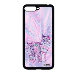 Чехол на смартфон Huawei Y6 2018, "Лиса" Хитрая Коварная Utaupia