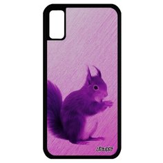 Чехол на смартфон Apple iPhone XS, "Белка" Бельчонок Пушистая Utaupia