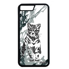 Чехол на смартфон iPhone 7 Plus, "Кот" Пушистый Дикий Utaupia