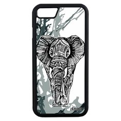 Чехол на смартфон iPhone 8, "Слон" Азиатский Elephant Utaupia