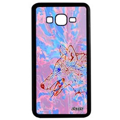 Чехол на смартфон Galaxy Grand Prime, "Волк" Wolf Зверь Utaupia