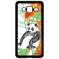 Чехол на смартфон Galaxy J3 2016, "Панда" Бамбук Большая Utaupia