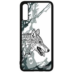 Чехол на смартфон Galaxy A70, "Волк" Охота Wolf Utaupia