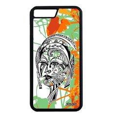 Чехол на смартфон Apple iPhone 7 Plus, "Портрет женщины" Этнический Цветок Utaupia