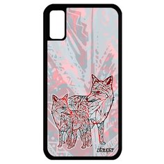 Чехол на смартфон Apple iPhone X, "Лиса" Хитрая Лисенок Utaupia