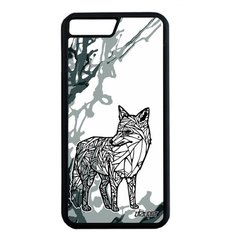 Чехол на смартфон iPhone 8 Plus, "Лиса" Зверь Хищник Utaupia