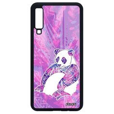Чехол на смартфон Galaxy A7 2018, "Панда" Тибет Детеныш Utaupia